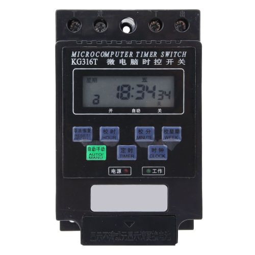 Interrupteur De Minuterie Pour Micro-Ordinateur Kg316t, Controleur De Relais De Commutation De Puissance A Temporisation Automatique