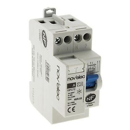 Interrupteur Diffrentiel 30ma - 40/2 Type A Nov'elec