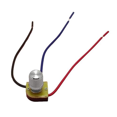 Interrupteur rotatif  deux circuits 3 voies avec bouton pour ventilateur de plafond lampes anciennes de bureau