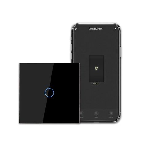 Interrupteur Tactile Intelligent Fonctionnant Avec Alexa, Google Assistant - Interrupteur Wi-Fi Encastr