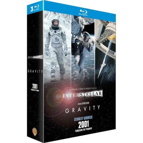 Interstellar + Gravity + 2001, L'odysse De L'espace - Pack - Blu-Ray de Nolan Christopher