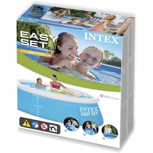 Intex Piscinette Easy Set Autoportante 1,83 X 0,51 M - Piscine Enfant