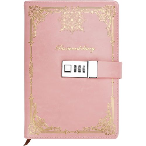 Intime Adulte Avec Serrure A5, Carnet Secret Avec Code 22x15cm, Intime Fille Avec Code, Fleuri Vintage Avec Code, Convient Pour Entres De Intime Et Conception