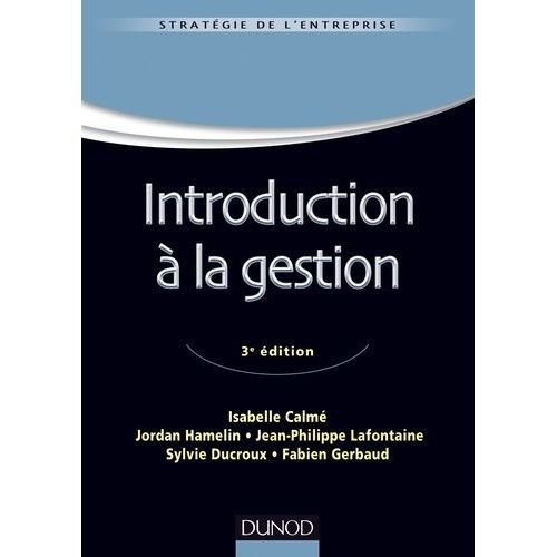 Introduction  La Gestion    Format Broch 