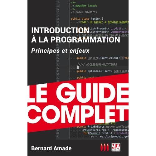 Introduction  La Programmation   de Amade Bernard  Format Beau livre 