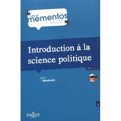 Introduction  La Science Politique    Format Beau livre 