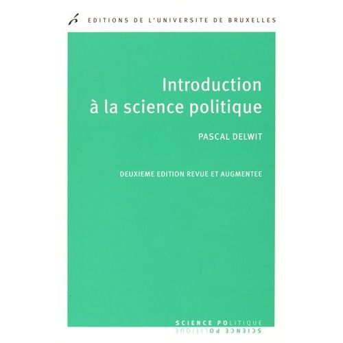 Introduction  La Science Politique    Format Broch 