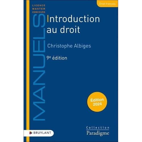 Introduction Au Droit    Format Grand Format 