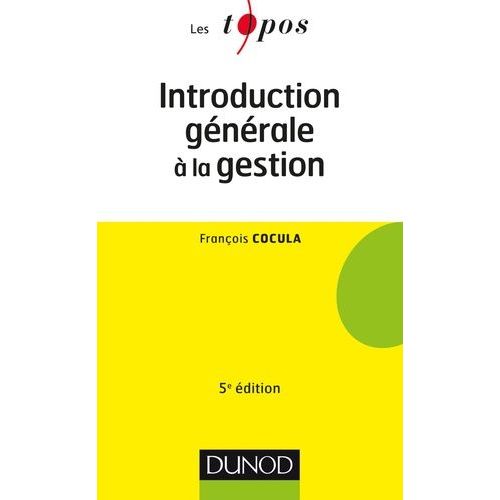 Introduction Gnrale  La Gestion    Format Broch 