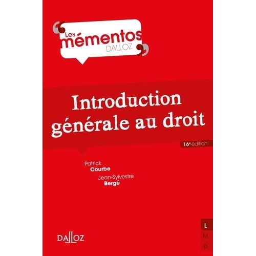 Introduction Gnrale Au Droit    Format Grand Format 
