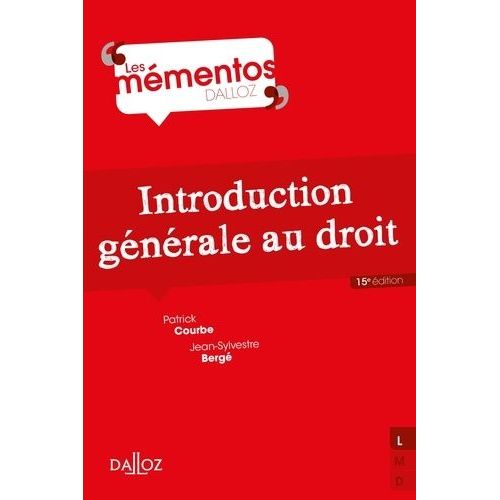 Introduction Gnrale Au Droit    Format Grand Format 