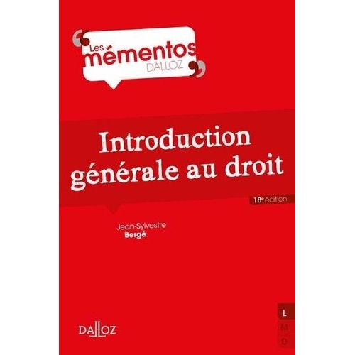 Introduction Gnrale Au Droit    Format Grand Format 