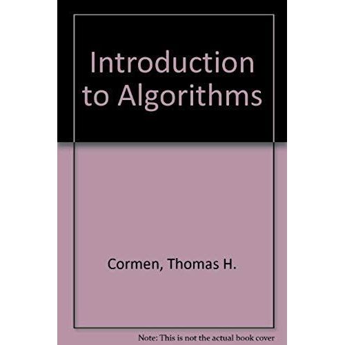 Introduction To Algorithms   de Thomas H. Cormen  Format Broch 