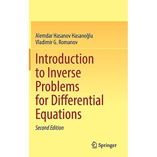 Introduction To Inverse Problems For Differential Equations    Format Reli 