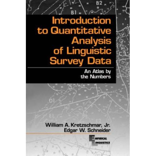 Introduction To Quantitative Analysis Of Linguistic Survey Data    Format Broch 
