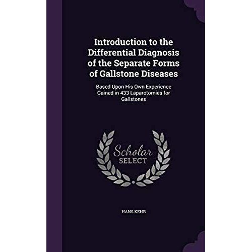 Introduction to the Differential Diagnosis of the Separate Forms of