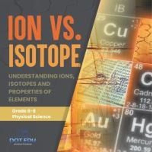 Ion Vs. Isotope | Understanding Ions, Isotopes And Properties Of Elements | Grade 6-8 Physical Science    Format Broch 