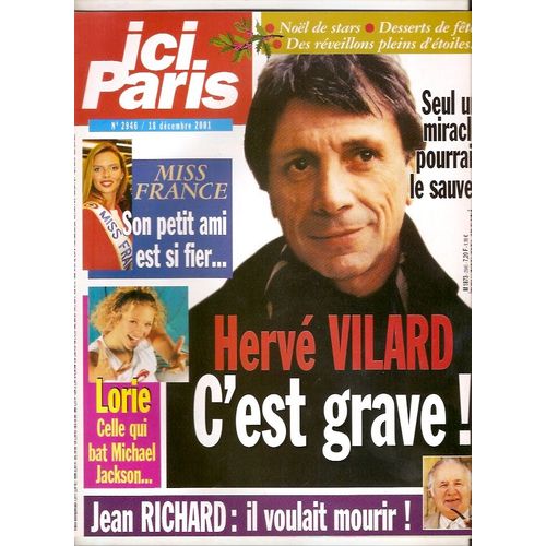 Ip Herve Vilard 2p/ Sylvie Tellier Miss France 2p/ Dave 1.5p/ Bouglione 1p/ Jean Richard 2p/ Vincent Perrot 1.5p/ Lorie 2p/ Majax 1p/ Beatles 2p/ Bachelet 1.5p/  2946 