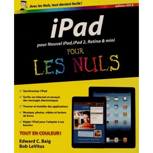 Ipad dition Ios 6 Pour Les Nuls   de Baig Edward C.  Format Broch 