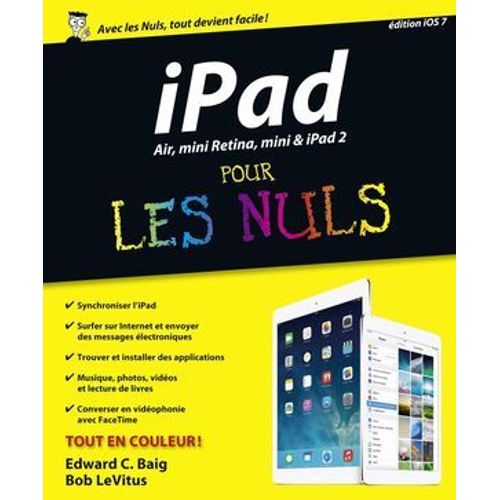 Ipad Air, Mini Retina, Mini & Ipad 2 Pour Les Nuls 2ed  