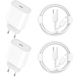 iPhone 14 13 12 11 Chargeur Rapide USB C Prise et 2M Cable for