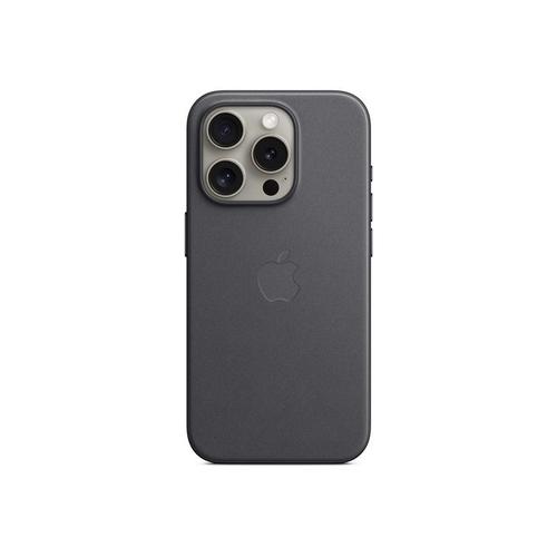 Apple - Coque De Protection Pour Tlphone Portable - Compatibilit Avec Magsafe - Tissu Fin - Noir - Pour Iphone 15 Pro