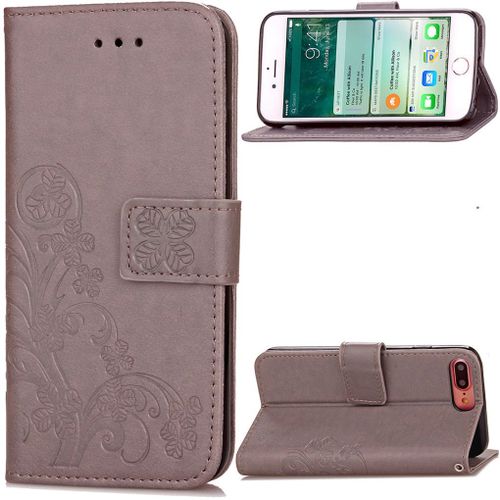 Iphone 7 Plus Coque, Saturcase Lucky Clover Pu Cuir Magntique Flip Portefeuille Support Porte-Carte Coque Housse tui Pour Apple Iphone 7 Plus 5.5