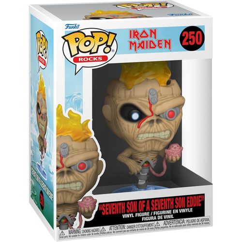 Iron Maiden Pop! Rocks Vinyl Figurine Eddie - Seventh Son Of Seventh Son 9 Cm