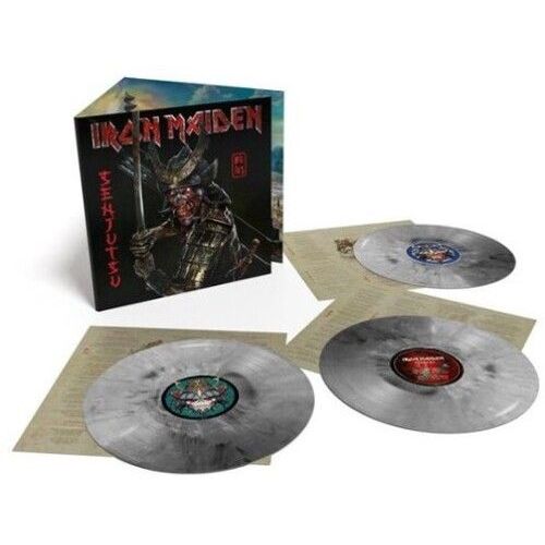 Iron Maiden - Senjutsu - Silver & Black Marble Colored Vinyl [Vinyl Lp] Black, Colored Vinyl, Silver, Holland - Import - Iron Maiden