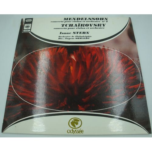 Isaac Stern/Ormandy Concerto Pr Violon Et Orchestre Mendelssohn/Tchaikovsky Lp Odysse - Isaac Stern