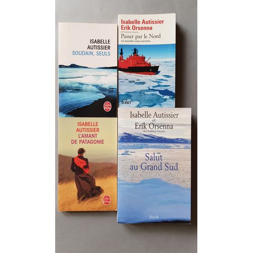 Isabelle Autissier - Lot De 4 Livres   de Isabelle Autissier 