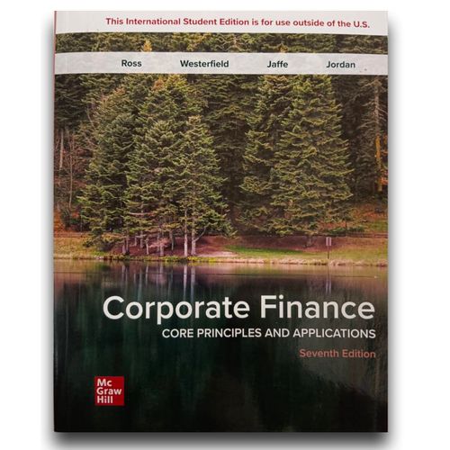 Corporate Finance: Core Principles And Applications Ise    Format Broch 