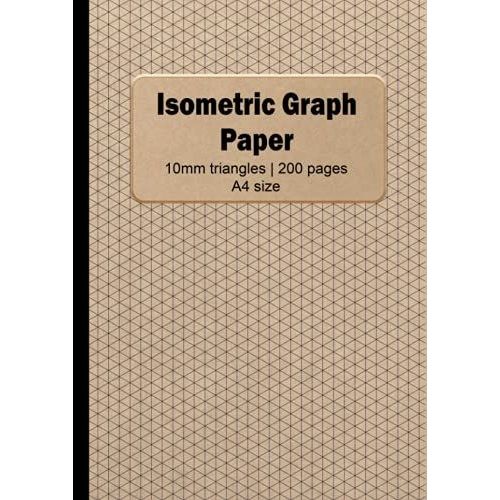 Isometric Graph Paper A4 Isometric Graph Paper Notebook 10mm 1 Cm