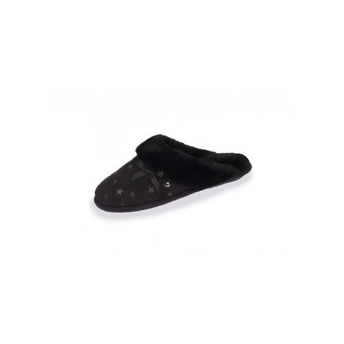Isotoner Chaussons Femme toiles Noir 97168 - 36