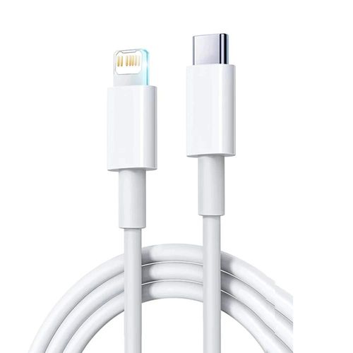 Isub-Cble Usb De Type C Pd 20w Pour Recharge Rapide Et Transfert De Donnes,Cordon De Chargeur Pour Iphone14 13 12 11 Pro Max Xs X 8 Plus - Type White-2m