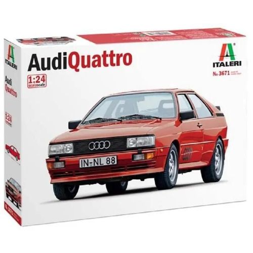 Italeri - Maquette Voiture Audi Quattro |Italeri|3671| 1:24 Maquette Char Promo - Ref : 15062
