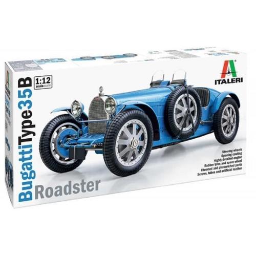 Italeri - Maquette Voiture Bugatti Type 35b Roadster |Italeri|4713| 1:12 - Ref : 14573