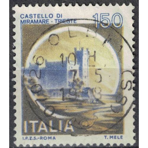 Italie 1980 Oblitr Used Chteau De Miramare Trieste Su
