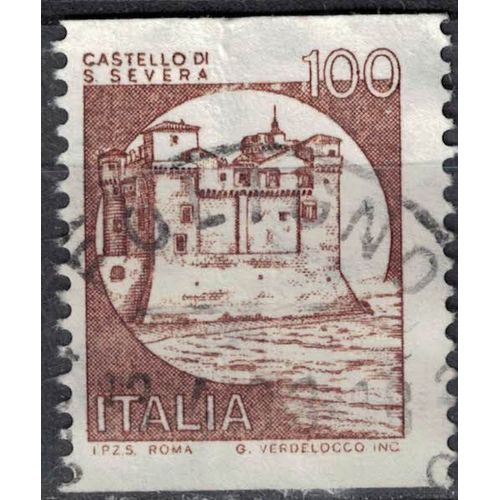 Italie 1988 Oblitr Used Castle Castello Santa Severa Chteau Su
