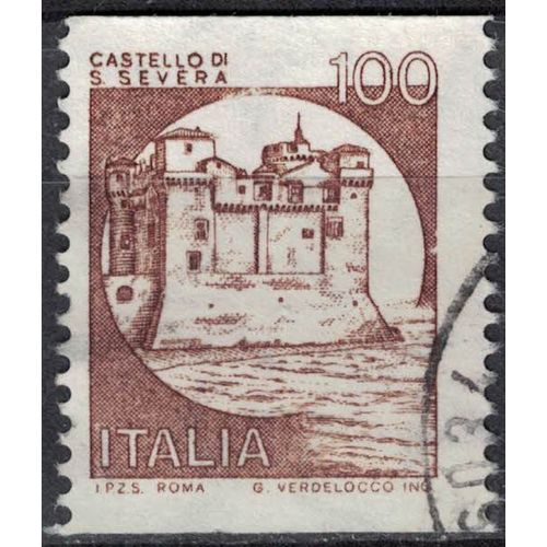 Italie 1988 Oblitr Used Castle Castello Santa Severa Chteau Su