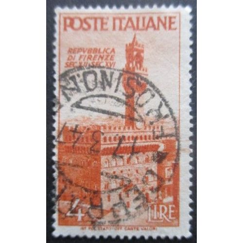 Italie N507 Palais De La Seigneurie A Florence Oblitr