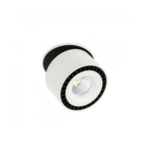 Italux Sevilla Round Recessed 3000k - Plafonnier Encastr Led Technique Moderne Blanc, Noir, Blanc Chaud 3000k 2350lm