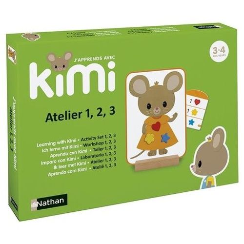 J'apprends Avec Kimi - Atelier 1, 2, 3 - 6 Enfants - Pcf   de Schmitter Laurence  Format Beau livre 