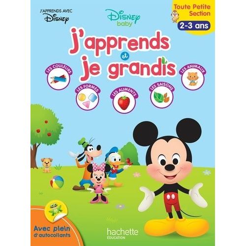 J'apprends Et Je Grandis Toute Petite Section    Format Beau livre 