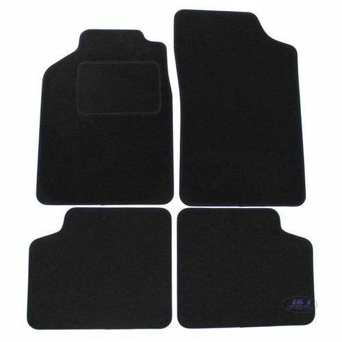 Tapis De Sol Noir Velours - J&j Automotive - Citron Xantia 1993-2000 - Sur Mesure - Antidrapant - Impermable