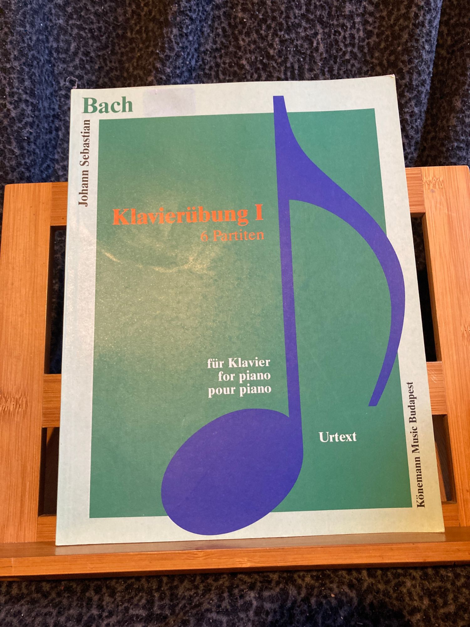 J.-S. Bach Klavierbung I 6 Partitas Partition Clavier ditions Knemann K 167