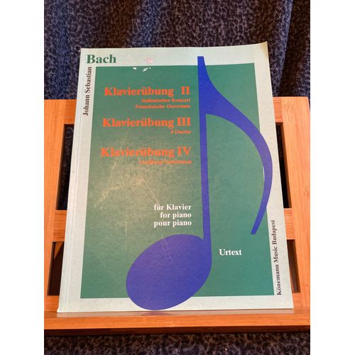 J.-S. Bach Klavierbung Ii  Iv Partition Clavier ditions Knemann K 169