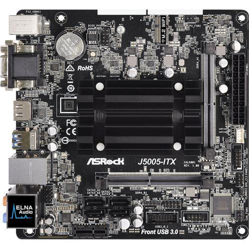 ASRock J5040-ITX Carte mre  2 DDR4 SO-DIMM 4 SATA3 1 PCIE 2.0 X1 1 M.2 KEY