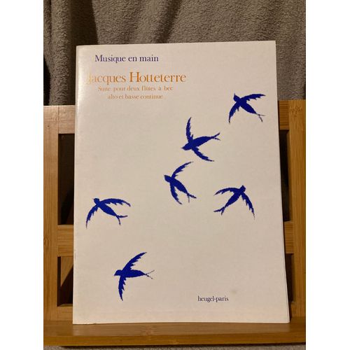 Jacques Hotteterre Suite 2 Fltes  Bec Alto Et Basse Continue Partition Heugel
