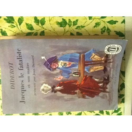 Jacques Le Fataliste   de Diderot  Format Beau livre 